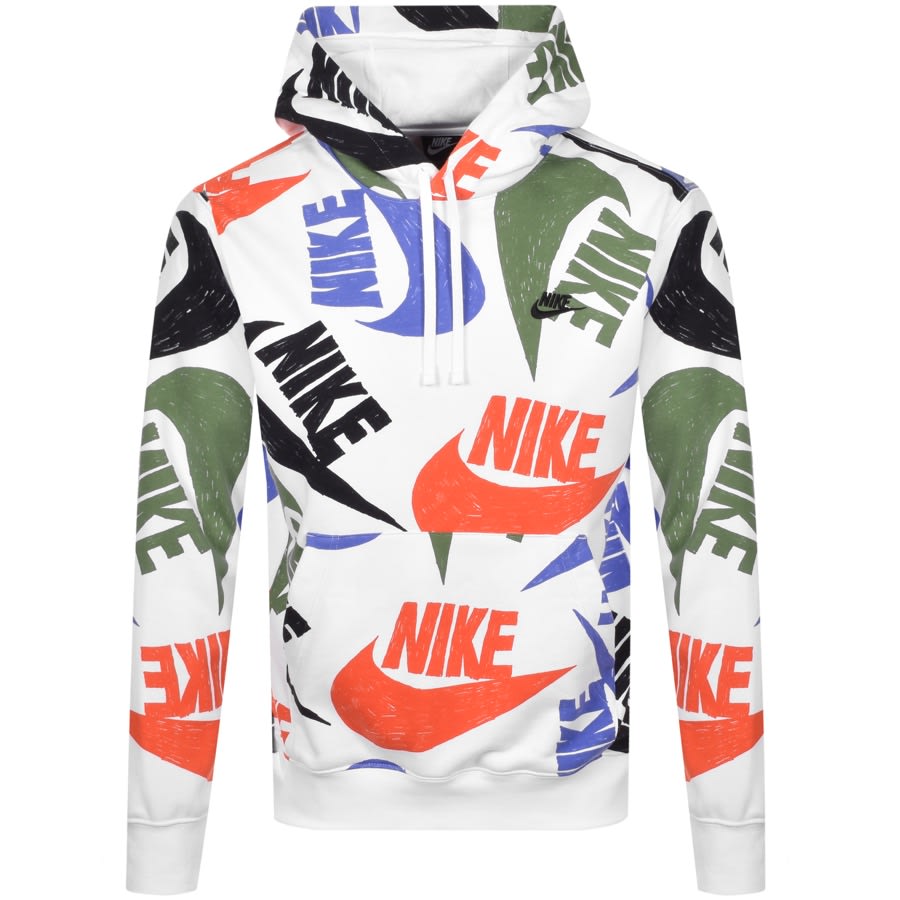 nike swoosh logo hoodie